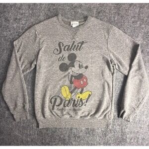 Disney Parks Mickey Mouse Salut de Paris Epcot France Sweatshirt Small